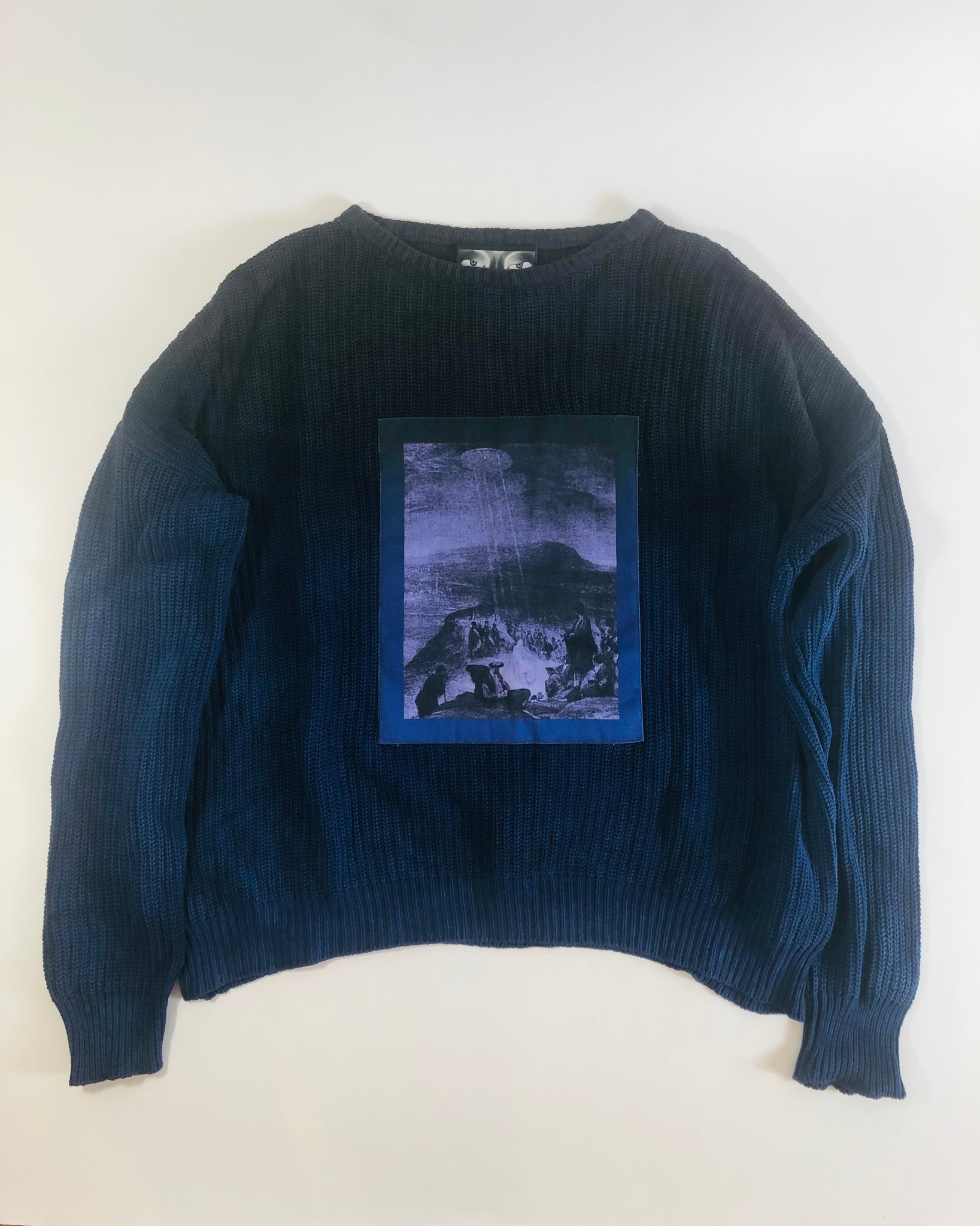 Ombre Baroque UFO Fisherman Sweater