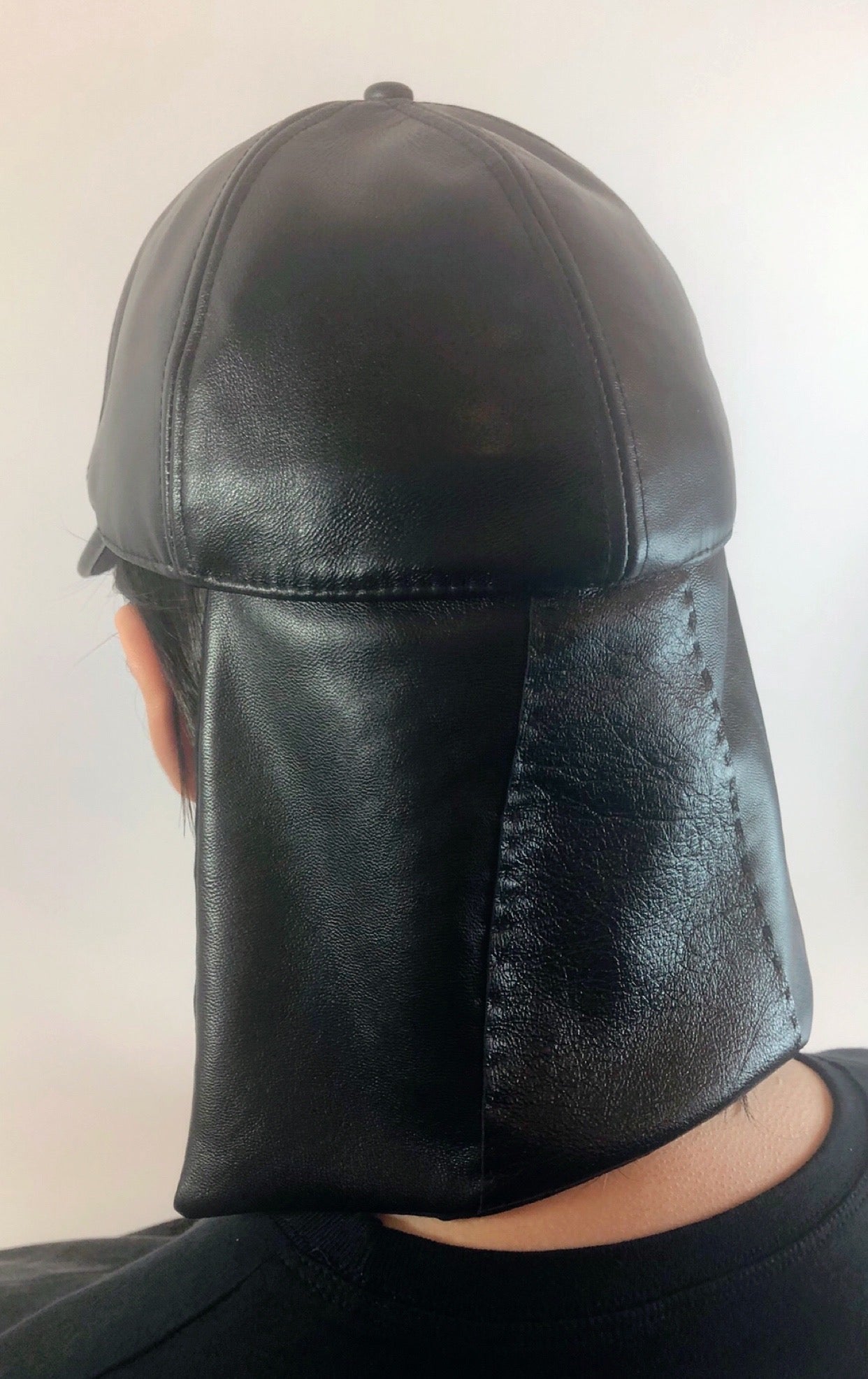 Leather Ray Cap